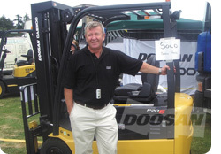 Doosan Lift Trucks at Irish Show