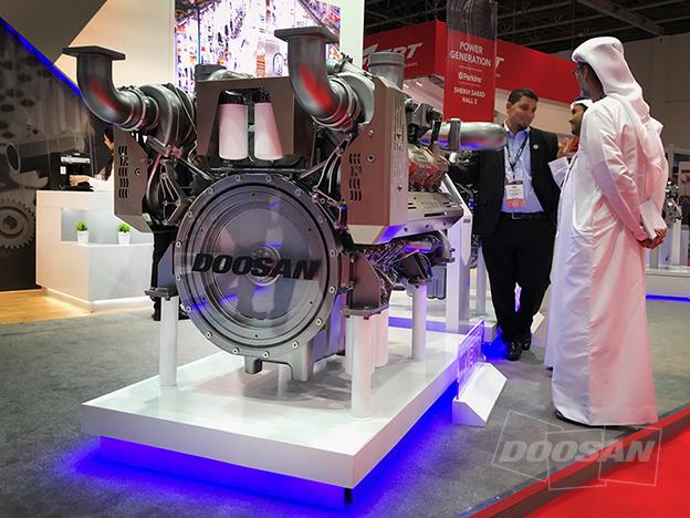 두산인프라코어, 중동 전력 전시회(MEE) 참가
