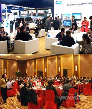 Doosan Infracore showcased the largest-ever product lineup at the 12th Shanghai International Power and Generating Sets Exhibition  