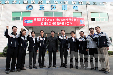 두산인프라코어, 중국서도 현지 진출 협력업체와 동반성장 