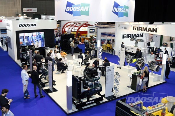 두산인프라코어, 중동 최대 전력 전시회 참가